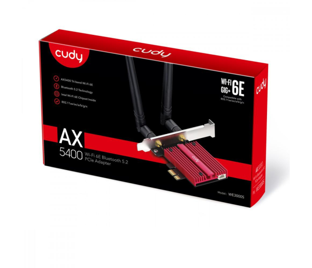 Cudy WE3000S (5400Mb/s a/b/g/n/ac/ax) BT 5.2 - 1110346 - zdjęcie 4